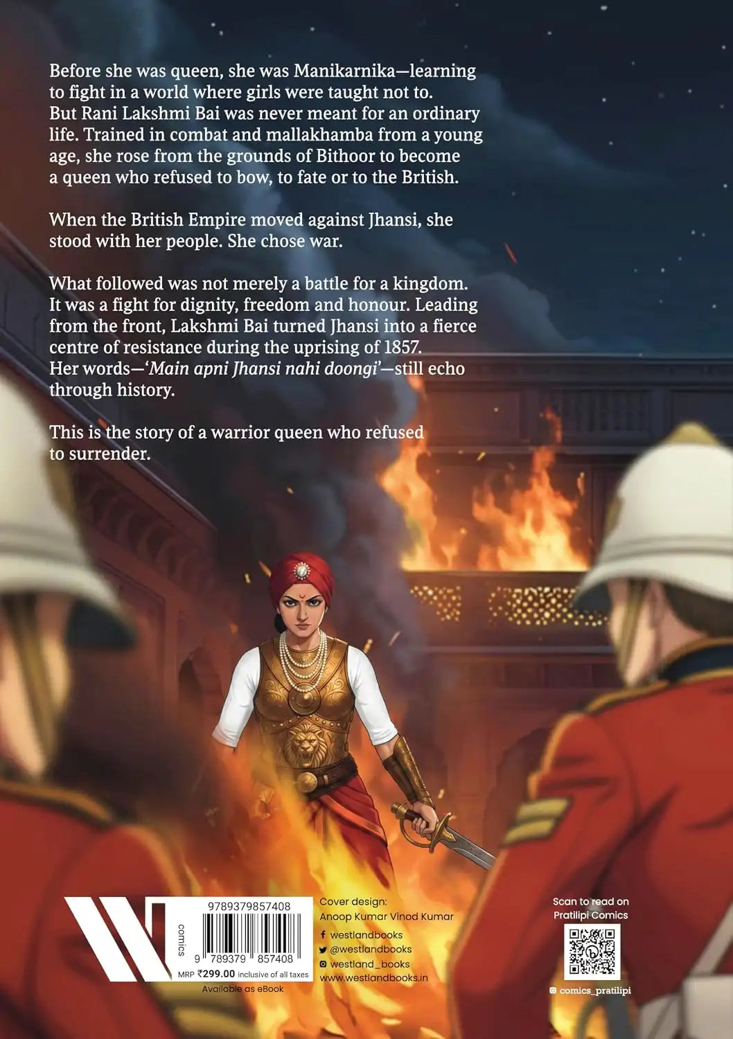 The Life Of Rani Lakshmi Bai : Classic Indian Stories