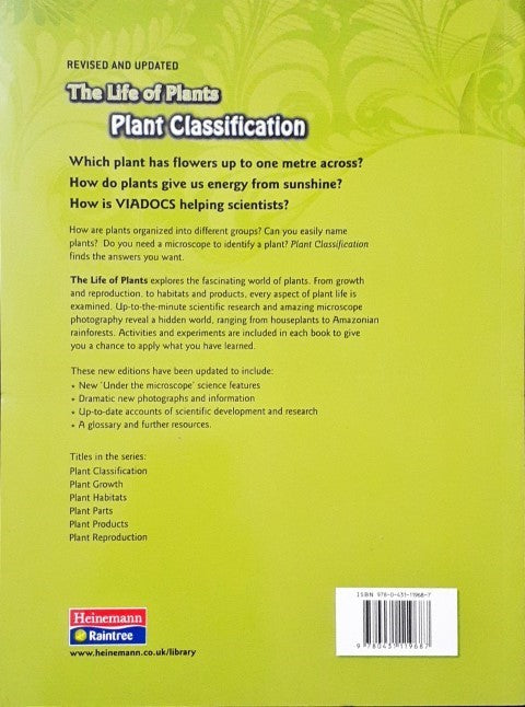 Tree Classification Book The Life of Plants Plant Classification – Books and You