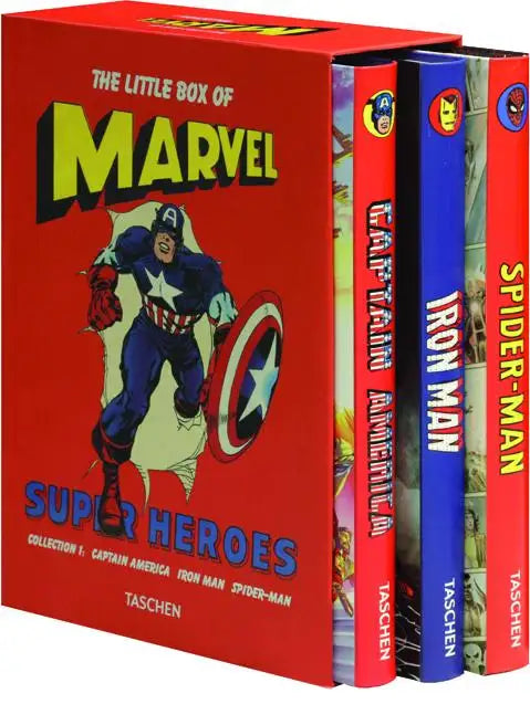 The Little Box of Marvel : Super Heroes - Collection 1 | Captain America |Iron Man | Spiderman