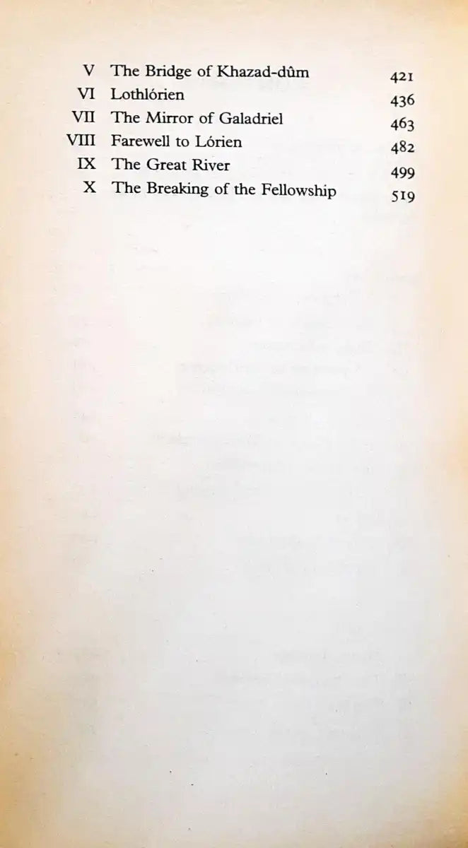 The Lord Of The Rings Part One The Fellowship Of The Ring (P)