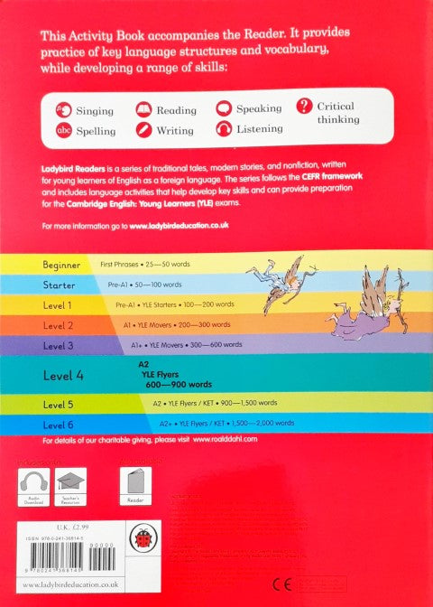 Ladybird Readers Level 4 The Magic Finger Activity Book