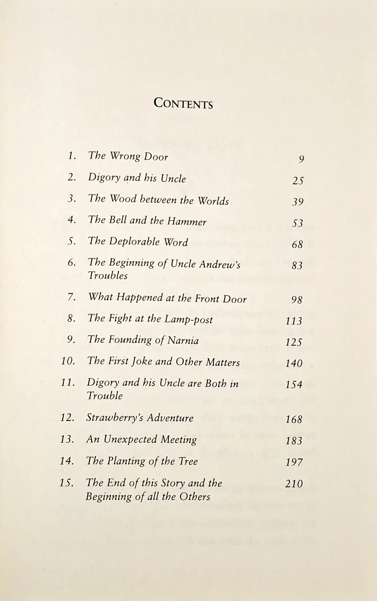 The Chronicles of Narnia #6 : The Magician’s Nephew