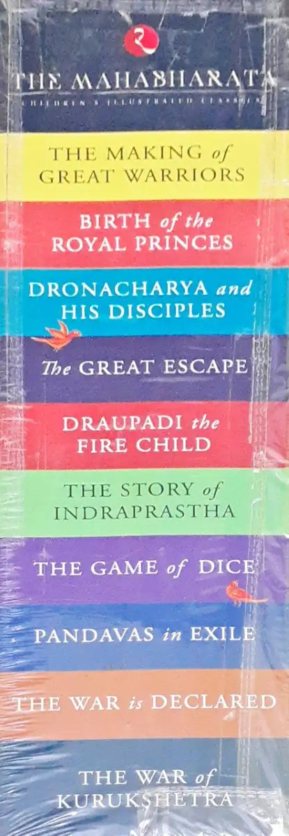 The Mahabharata Set of 10 Books: Children's Illustrated Classics