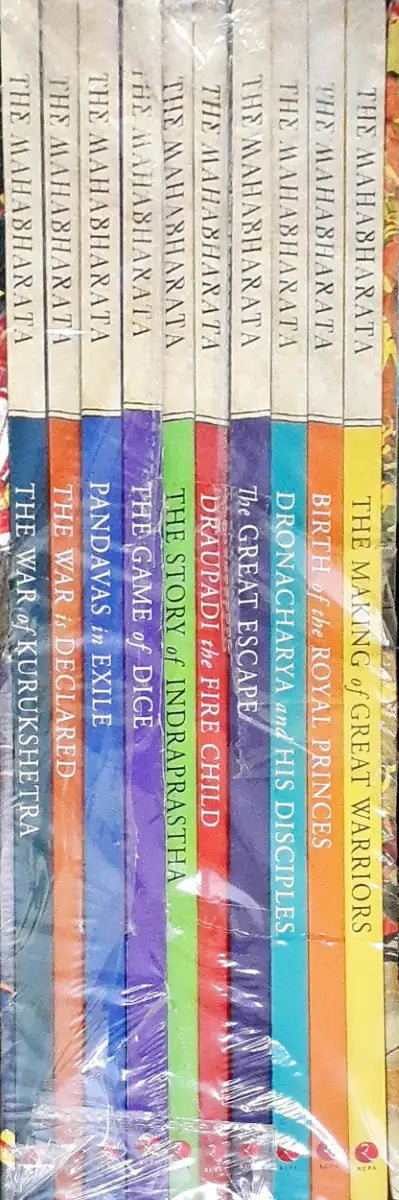 The Mahabharata Set of 10 Books: Children's Illustrated Classics