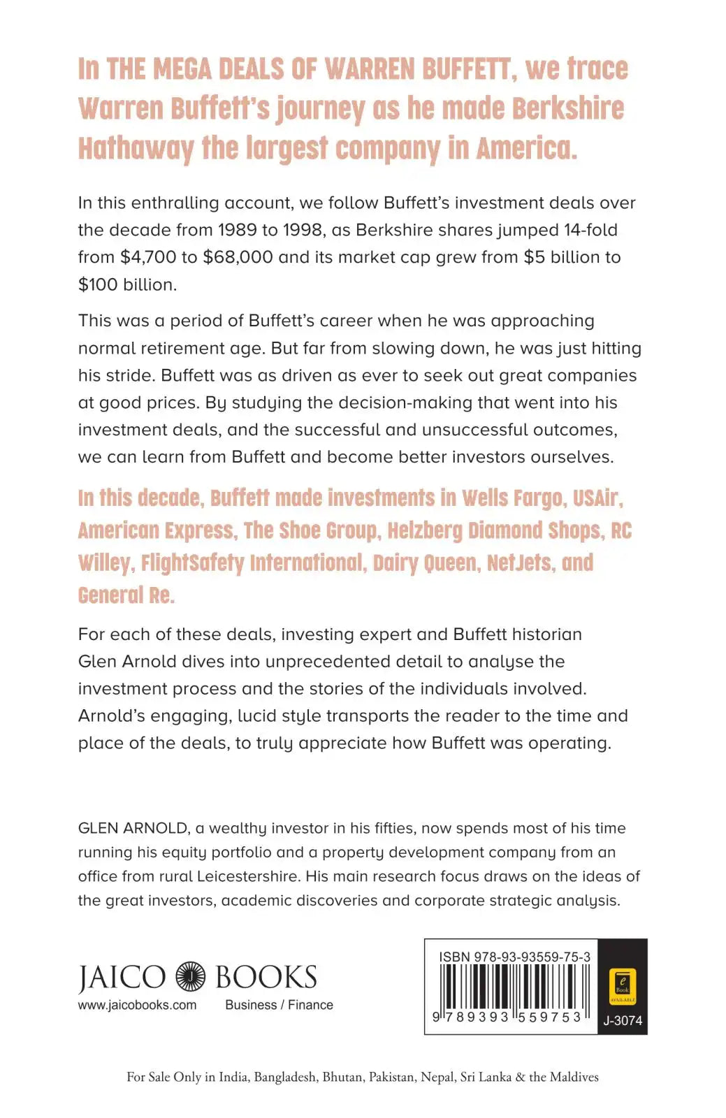 The Mega Deals Of Warren Buffett : Creating A $100 Billion Company