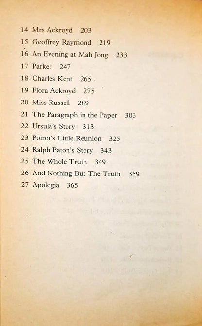 Hercule Poirot #4 : The Murder of Roger Ackroyd (P)