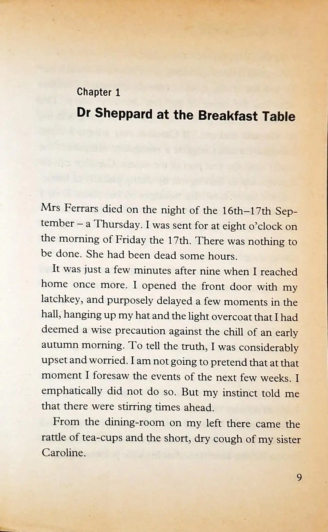 Hercule Poirot #4 : The Murder of Roger Ackroyd (P)