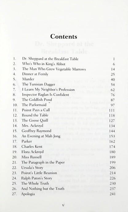 Hercule Poirot #4 : The Murder of Roger Ackroyd