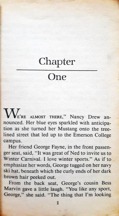 The Nancy Drew Files Case 54 Cold As Ice