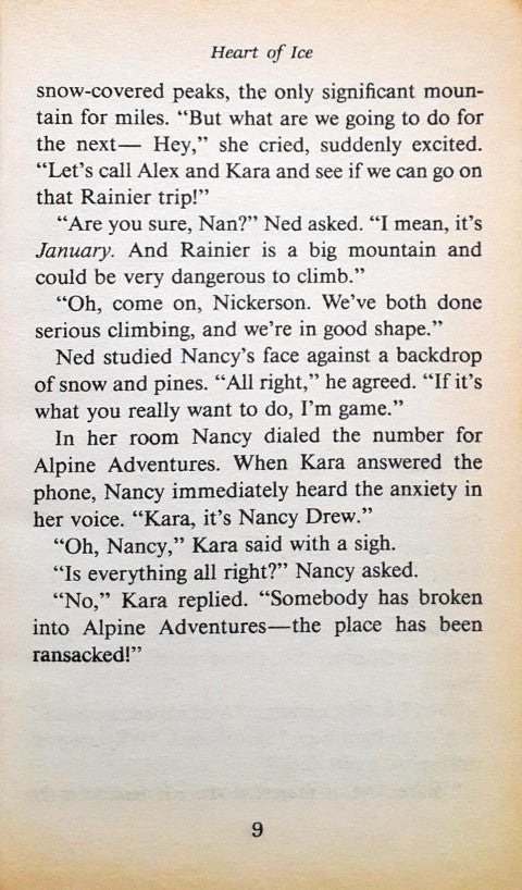 The Nancy Drew Files Case 103 Heart of Ice