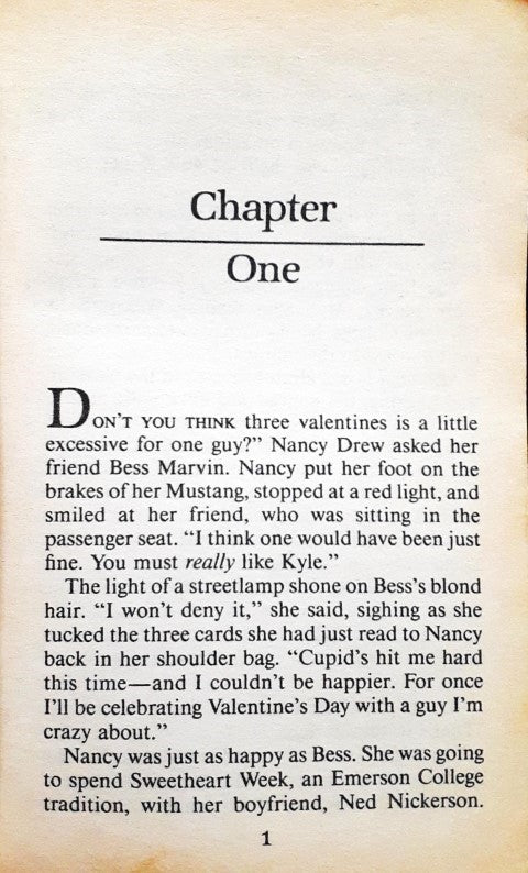 The Nancy Drew Files Case 92 My Deadly Valentine