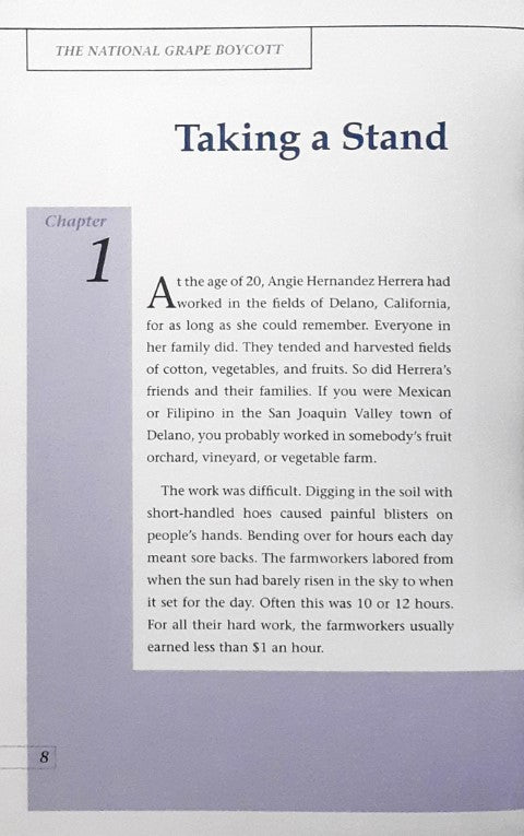 The National Grape Boycott A Victory for Farmworkers Snapshots in History