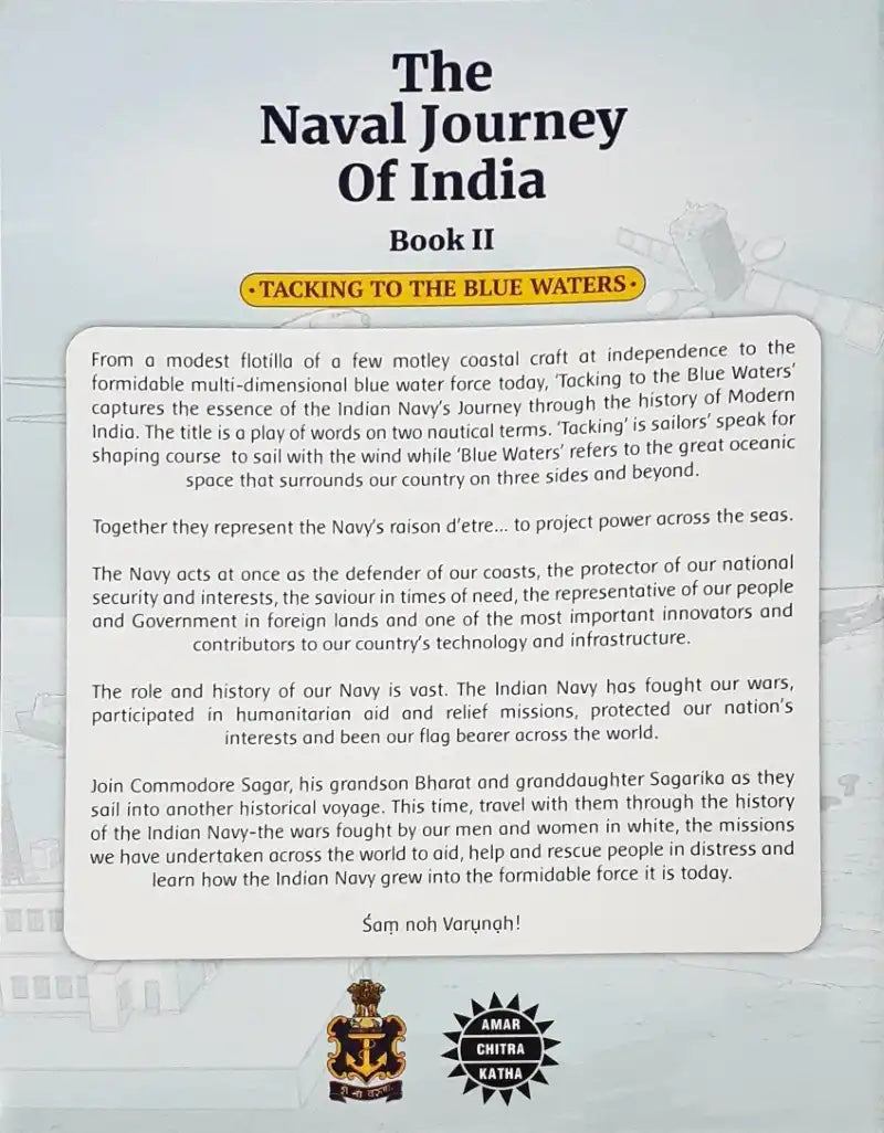 Amar Chitra Katha The Naval Journey of India Book II – Tacking to the Blue Waters