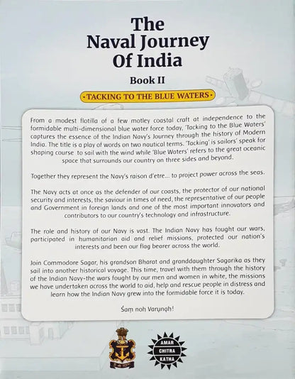 Amar Chitra Katha The Naval Journey of India Book II – Tacking to the Blue Waters