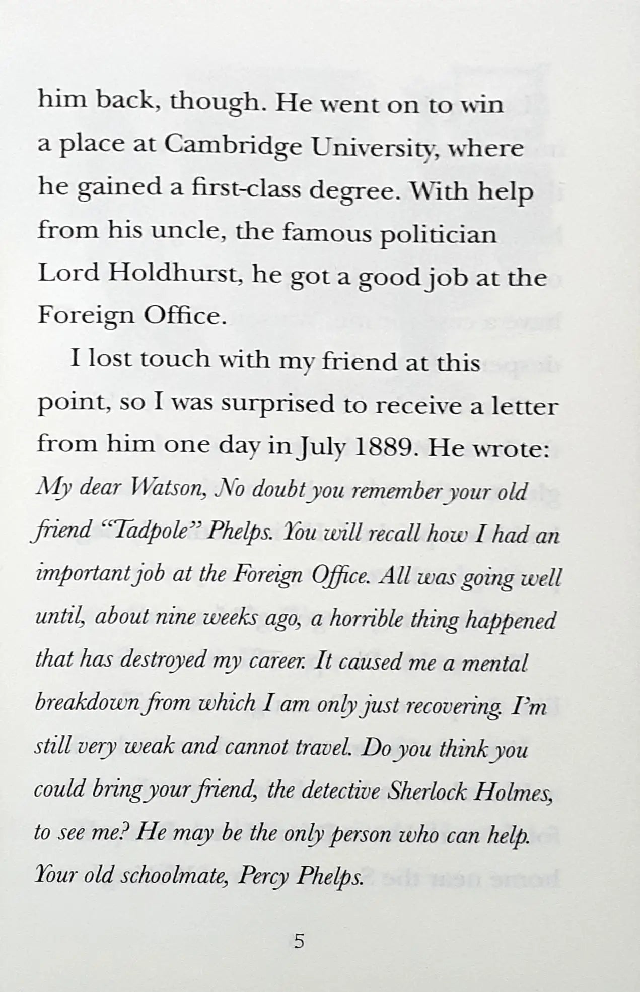 Sherlock Holmes : The Naval Treaty