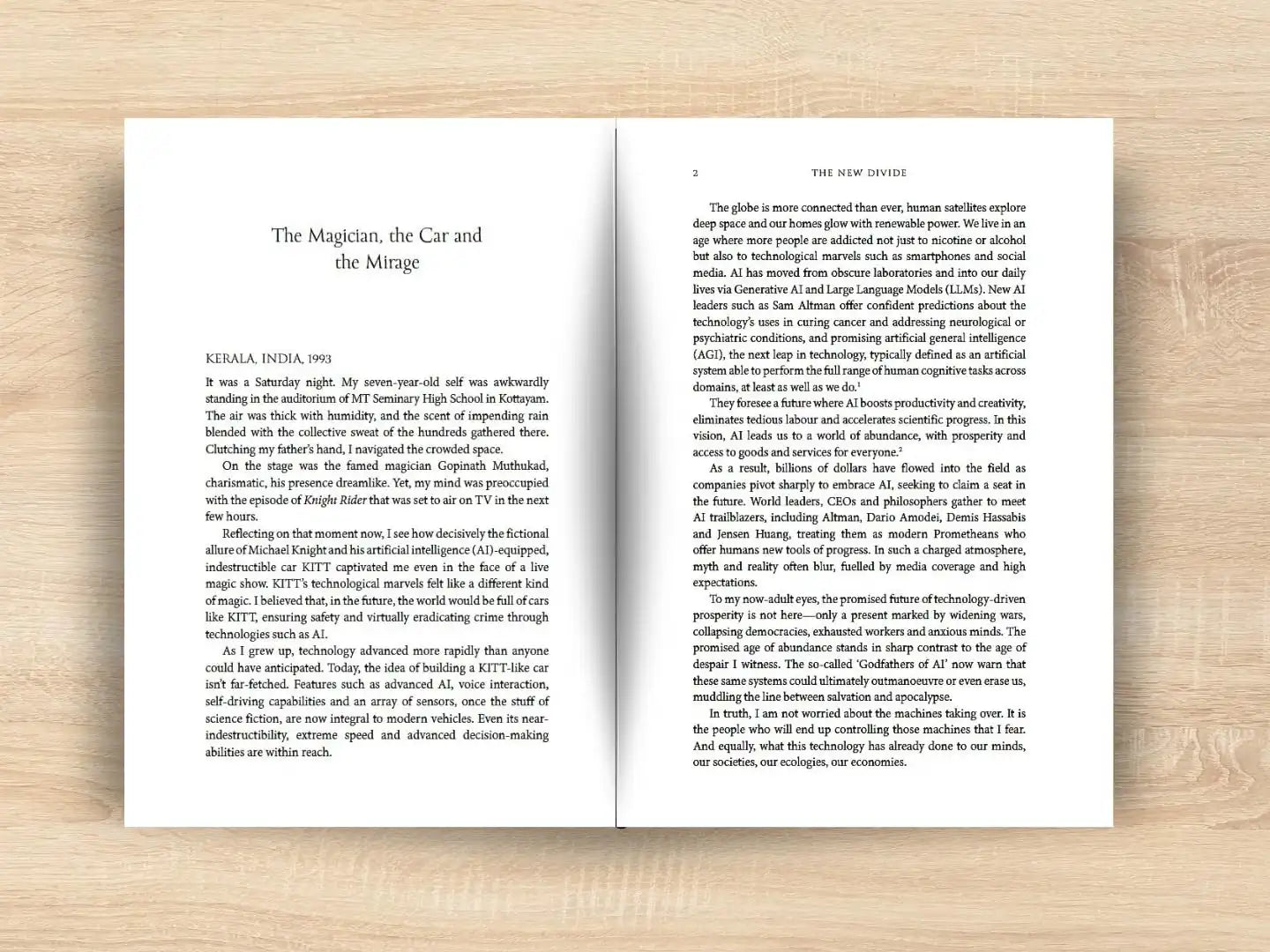 The New Divide : Power, Control & The Cost Of AI | Hardcover