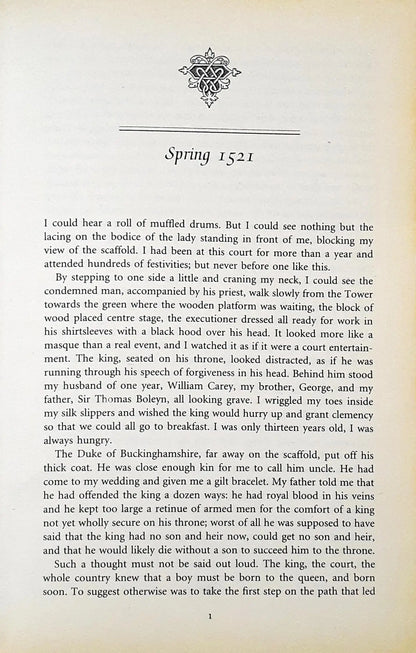 The Plantagenet and Tudor Novels #9 : The Other Boleyn Girl (P)