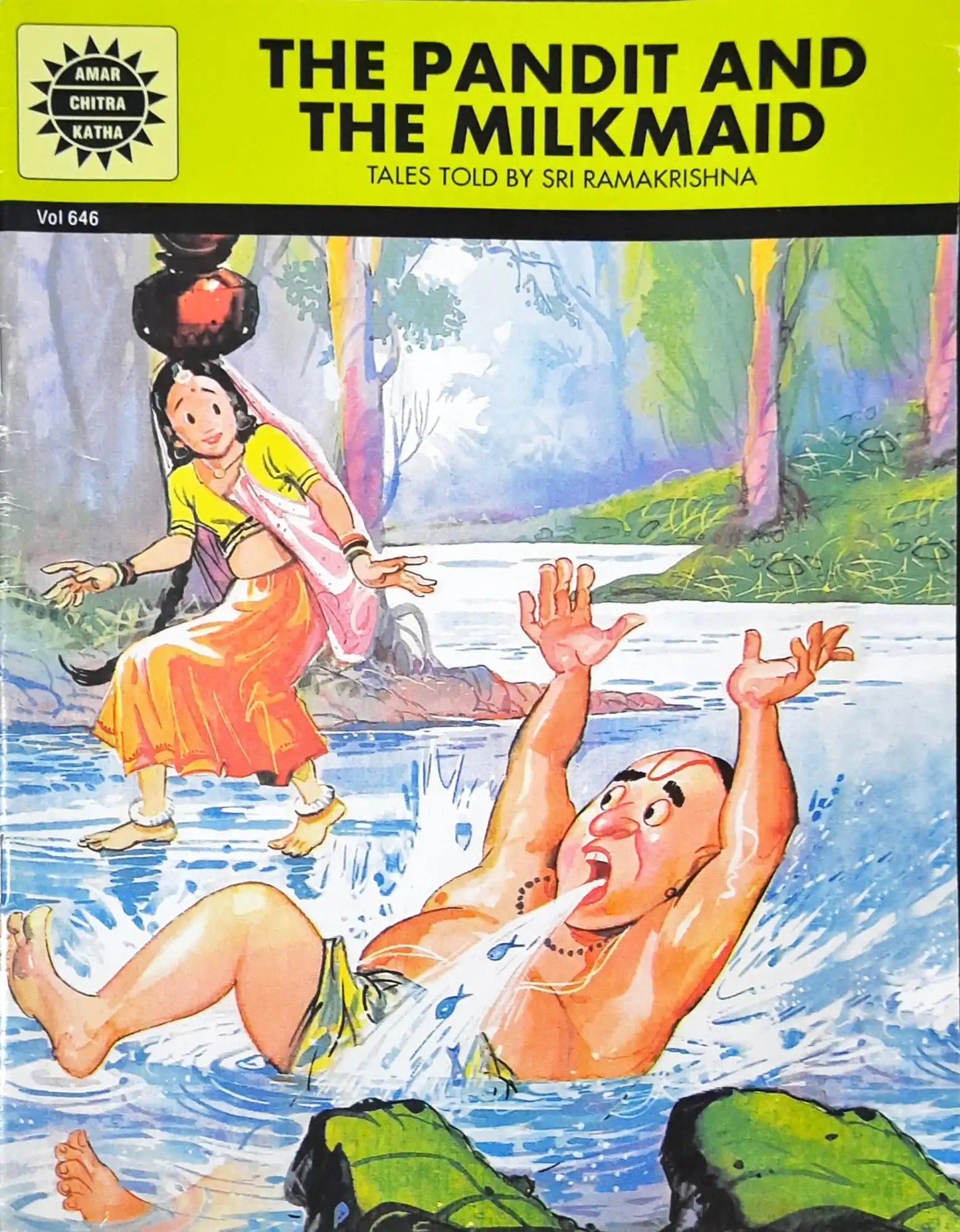 The Pandit and The Milkmaid : Amar Chitra Katha Vol. 646