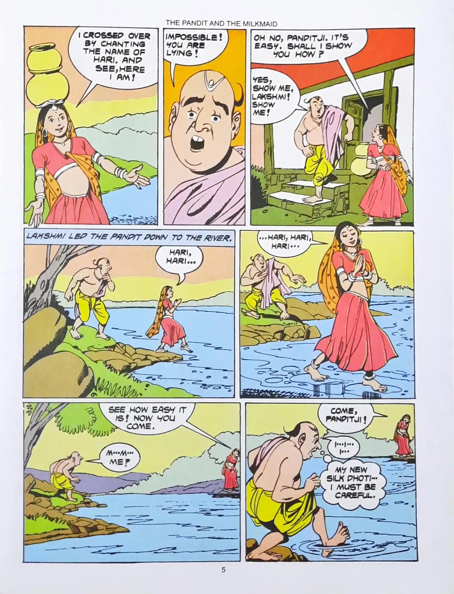 The Pandit and The Milkmaid : Amar Chitra Katha Vol. 646