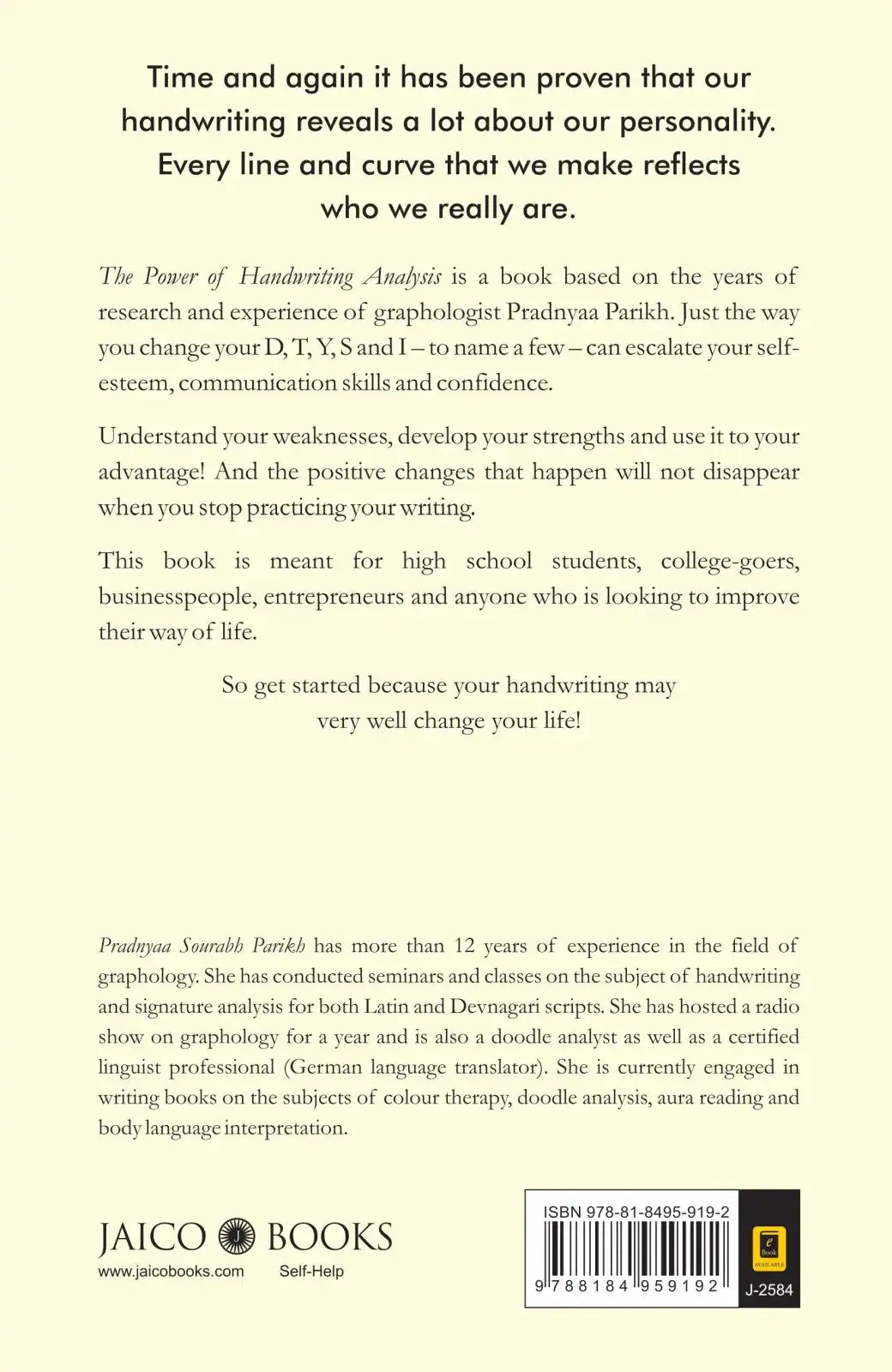 The Power Of Handwriting Analysis