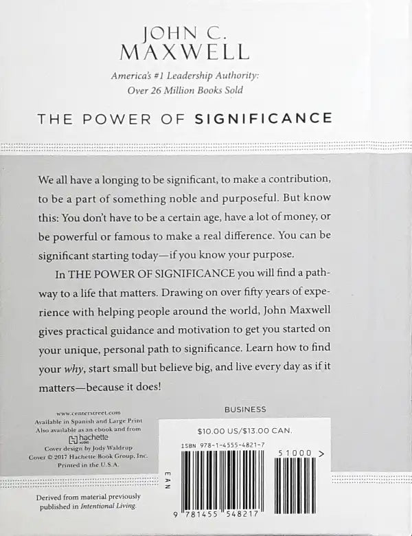 The Power of Significance: How Purpose Changes Your Life