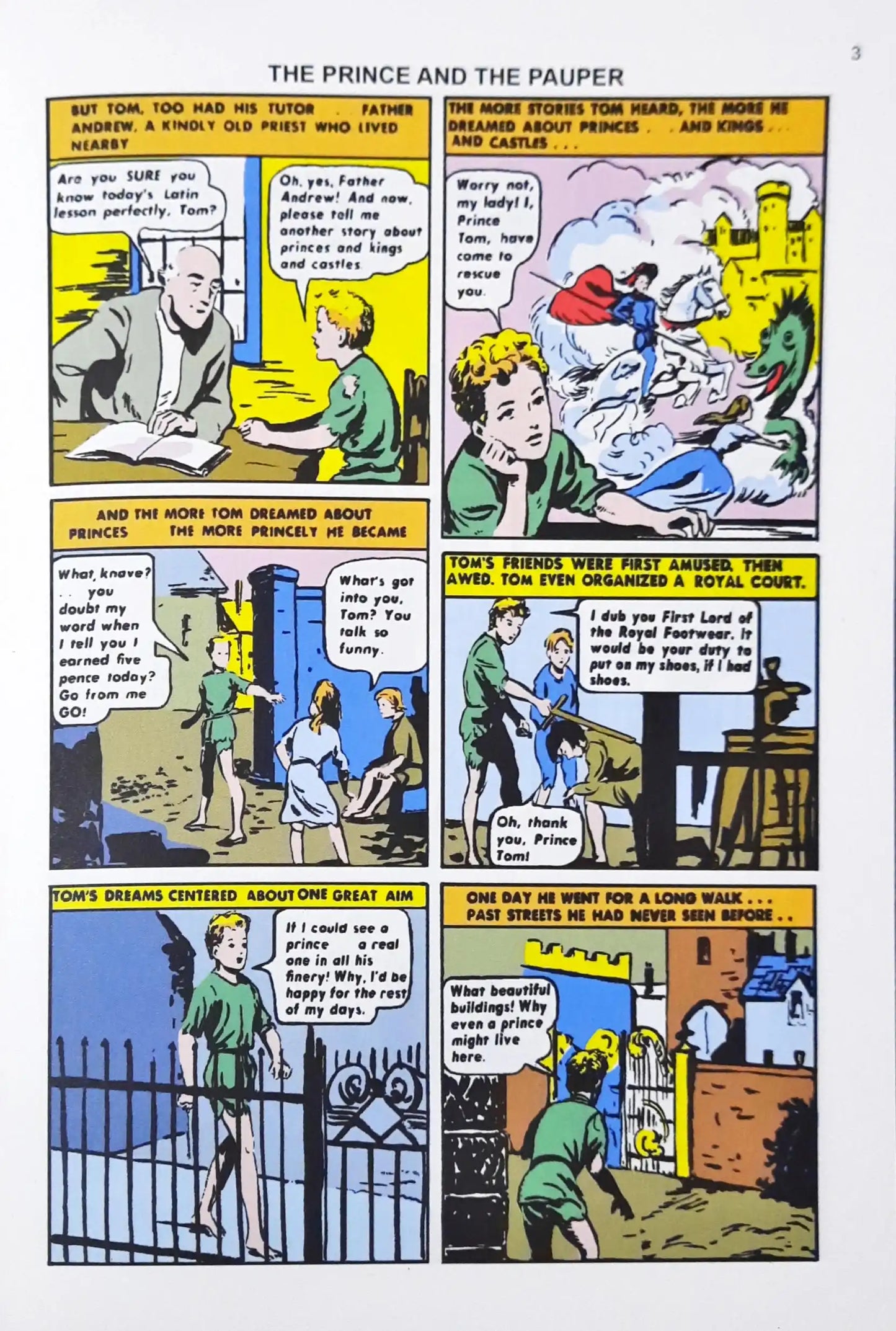 The Prince and the Pauper : Classics Illustrated No. 27