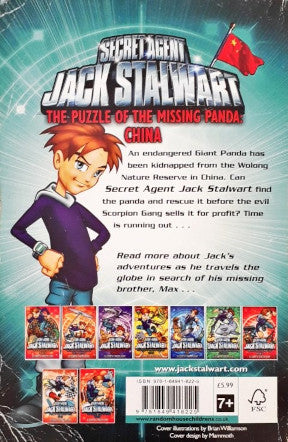 Secret Agent Jack Stalwart The Puzzle Of The Missing Panda China