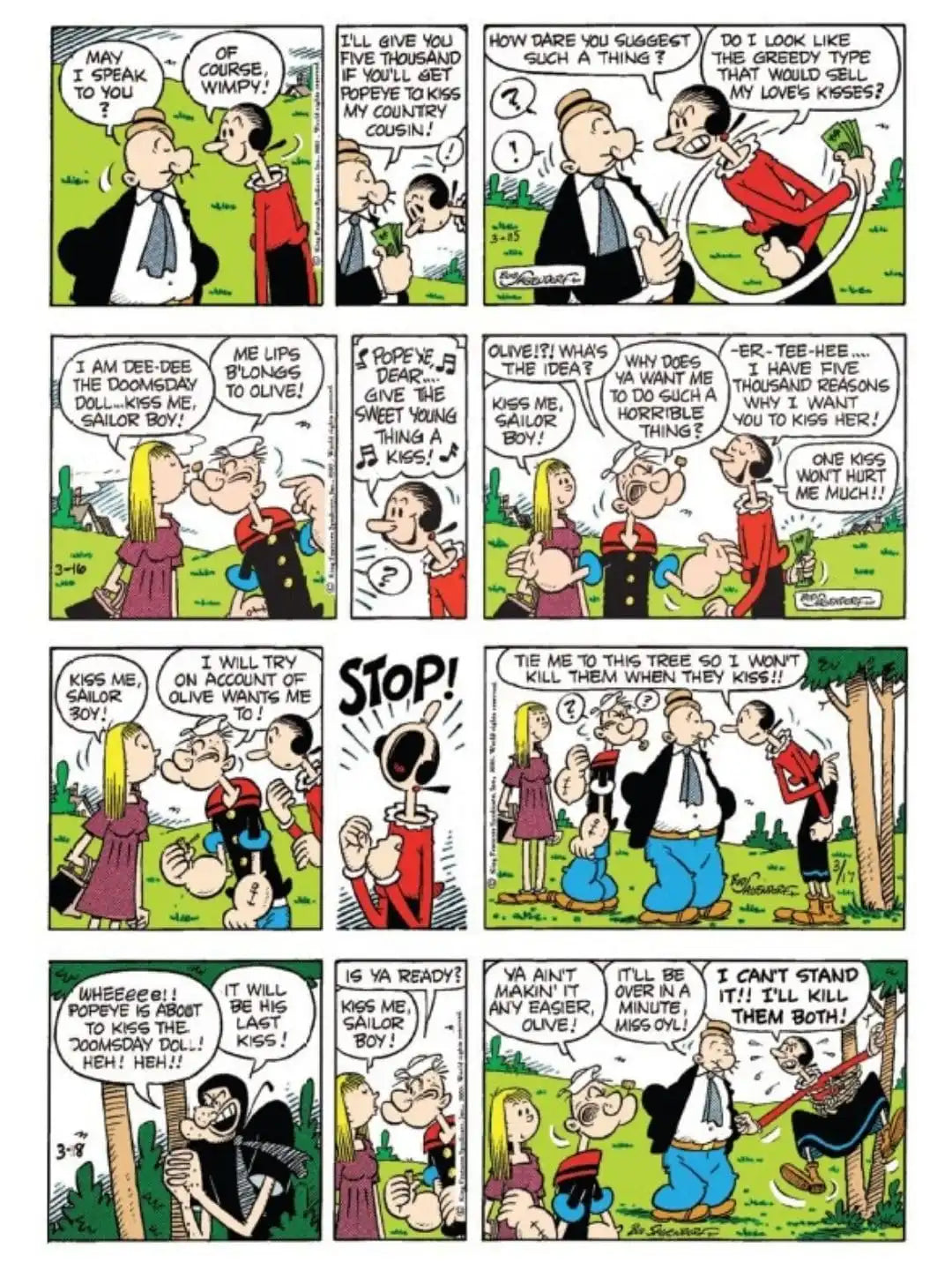 The Royal Queens Test And The Dooms Day Doll : Popeye The Sailor