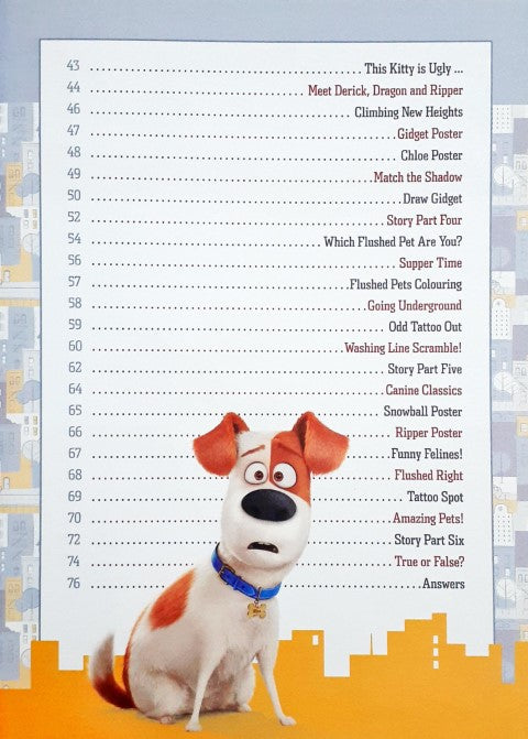 The Secret Life Of Pets Annual 2017 With Card Press Outs