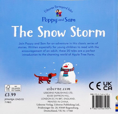 Usborne Farmyard Tales 13 Poppy and Sam The Snow Storm