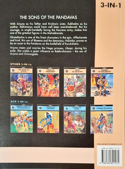 The Sons of the Pandavas 3 in 1 : Amar Chitra Katha Vol. 10027