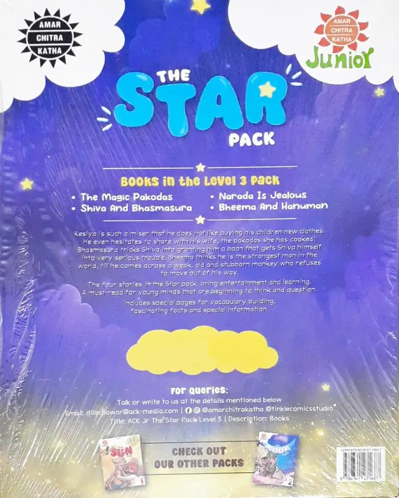 The Star Pack Amar Chitra Katha Junior Level 3