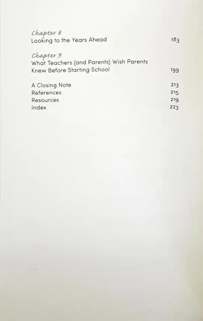 The Starting School Book: How to choose, prepare for and settle your child at school