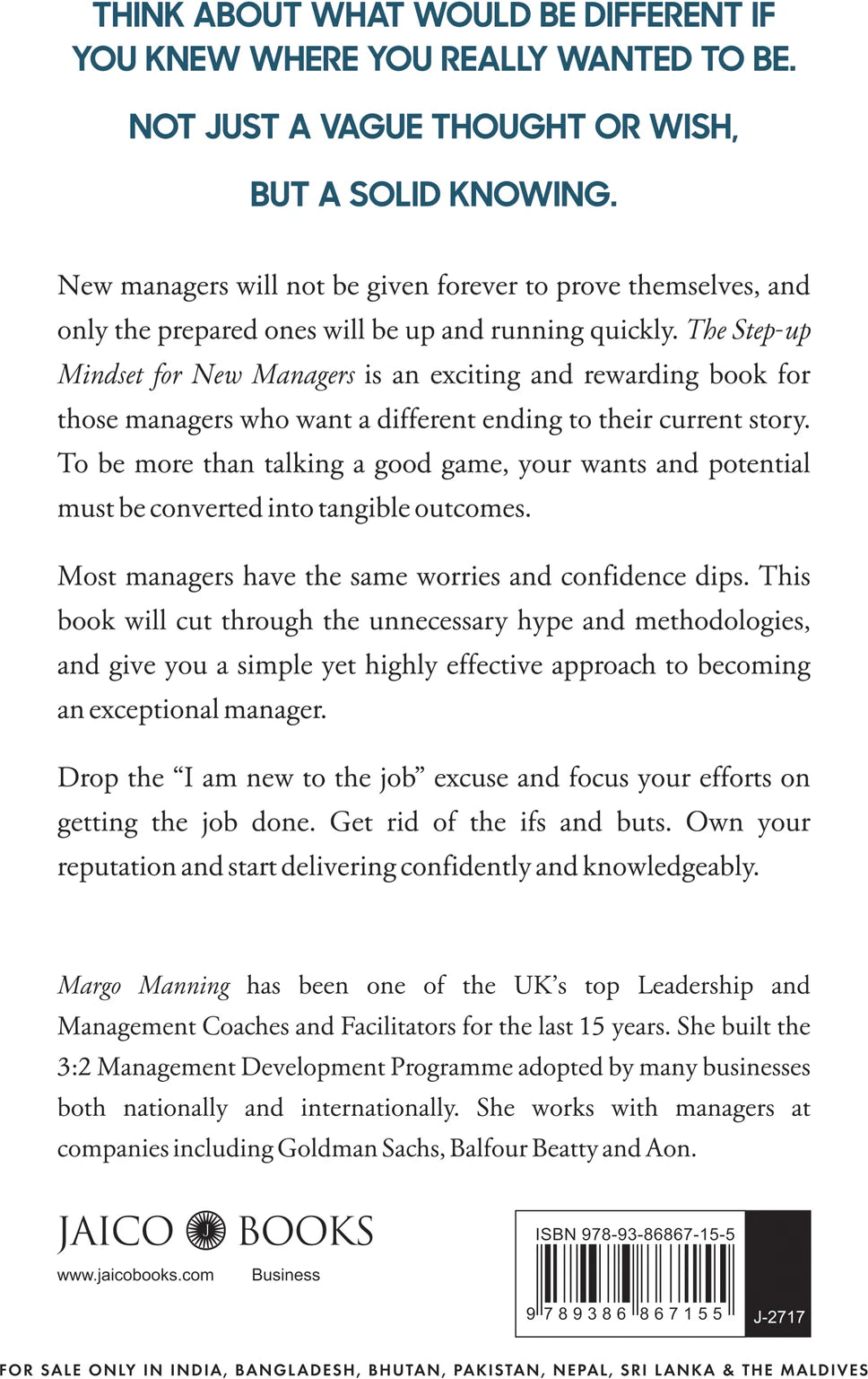 The Step - up Mindset For New Managers