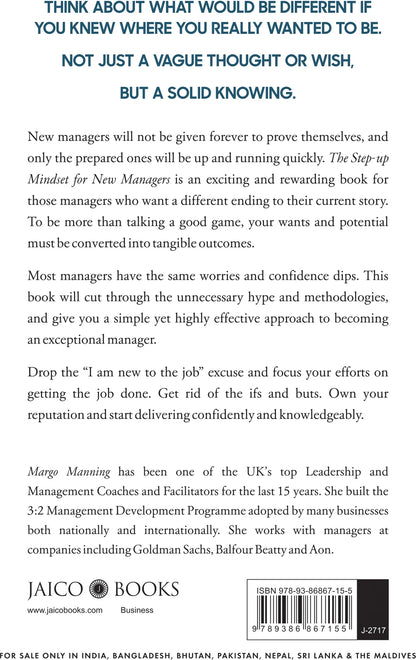 The Step - up Mindset For New Managers