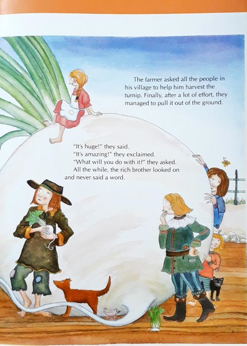 Time Life A Child's First Library Of Values The Tale Of The Giant Turnip A Book About Generosity And Greed