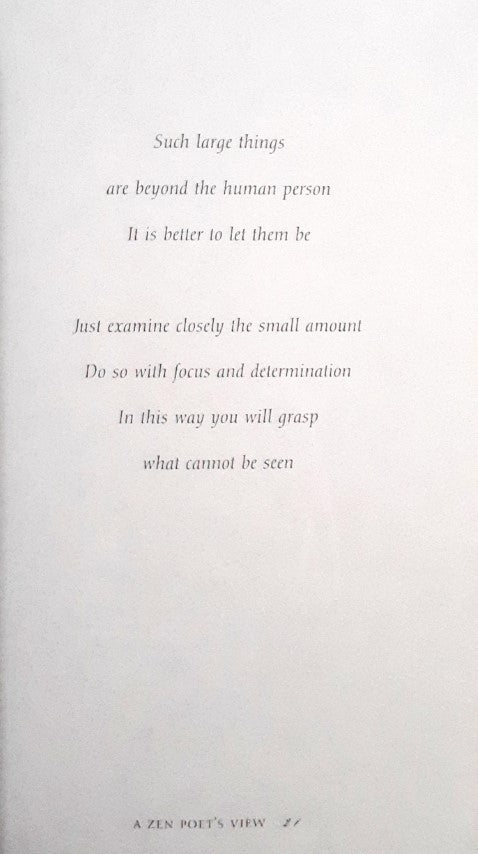 Tao Te Ching A Zen Poet's View