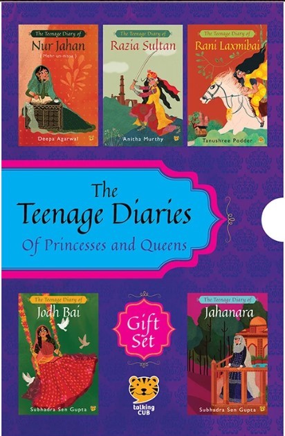The Teenage Diaries of Princesses amd Queens Gift Set of 5 Books