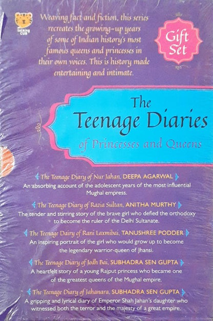 The Teenage Diaries of Princesses amd Queens Gift Set of 5 Books