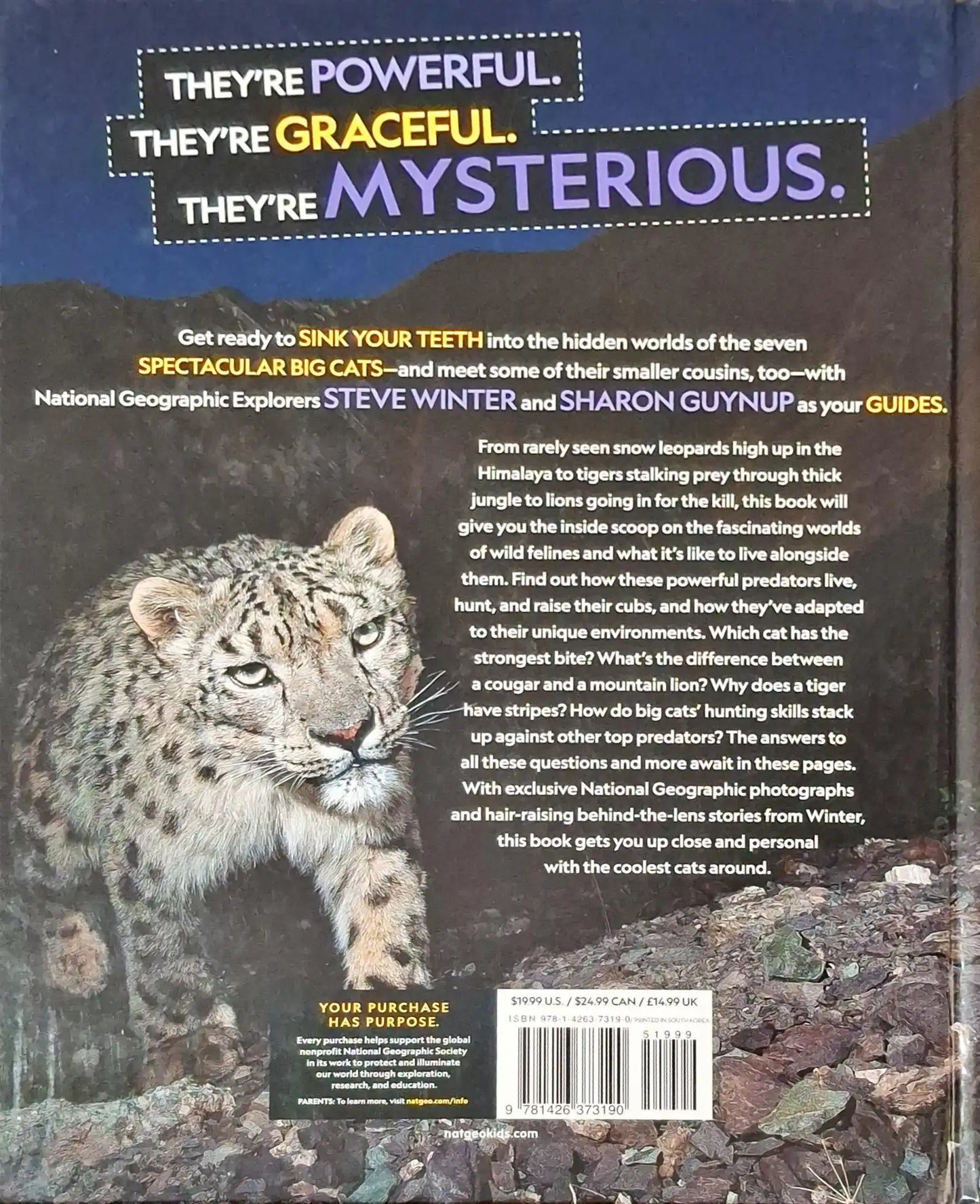 National Geographic Kids : The Ultimate Book of Big Cats