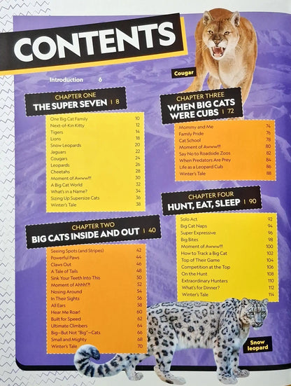 National Geographic Kids : The Ultimate Book of Big Cats