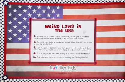 Traveller Kids Atlas Goes To The United States Of America (P)