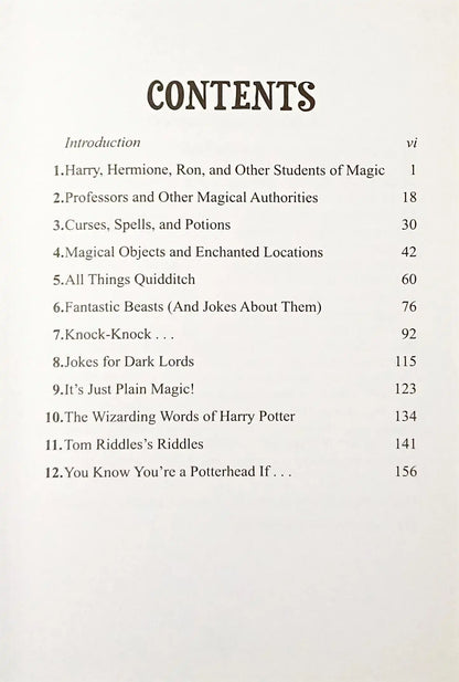 The Unofficial Harry Potter Joke Book : 2 in 1