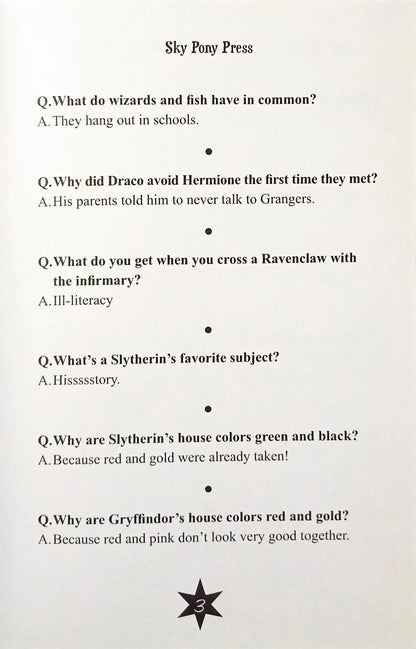 The Unofficial Harry Potter Joke Book : 2 in 1