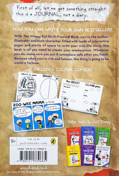 Diary of a Wimpy Kid : The Wimpy Kid Do-It-Yourself Book (P)