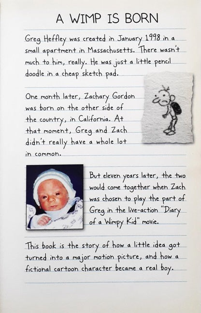 The Wimpy Kid Movie Diary How Greg Heffley Went Hollywood - Diary Of A Wimpy Kid