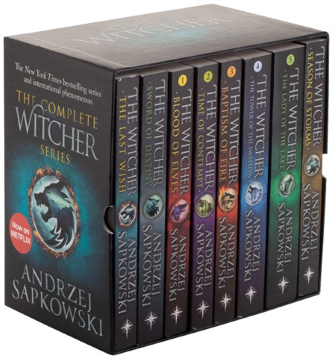 The Witcher Series Complete Box Set of 8 Books