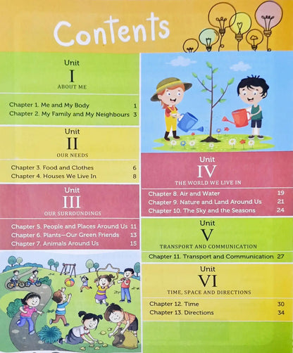 EVS Textbook and Workbook Class 2 The World For You And Me 2 Coursebook and Workbook