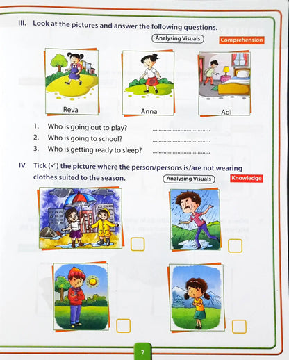 EVS Textbook and Workbook Class 2 The World For You And Me 2 Coursebook and Workbook