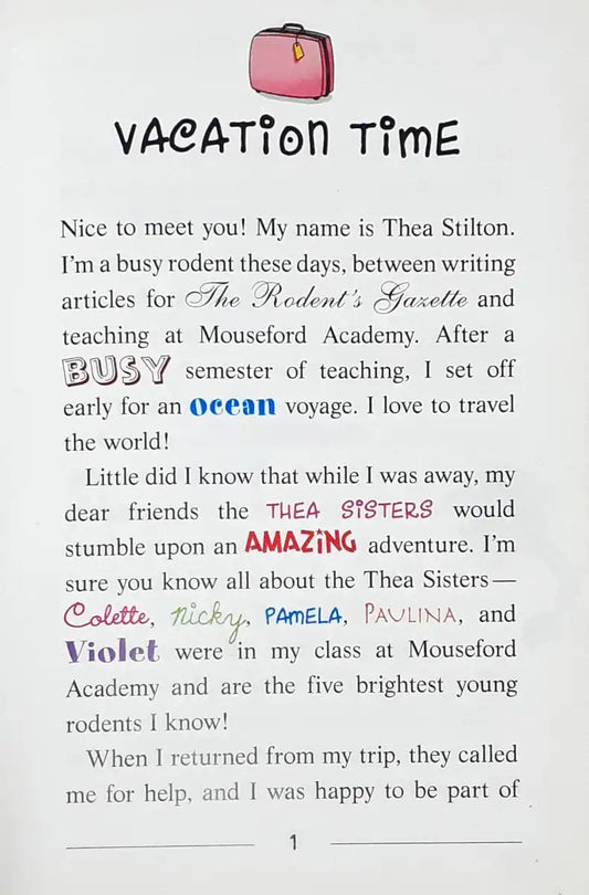 Thea Stilton The Journey To Atlantis (HC) (P)